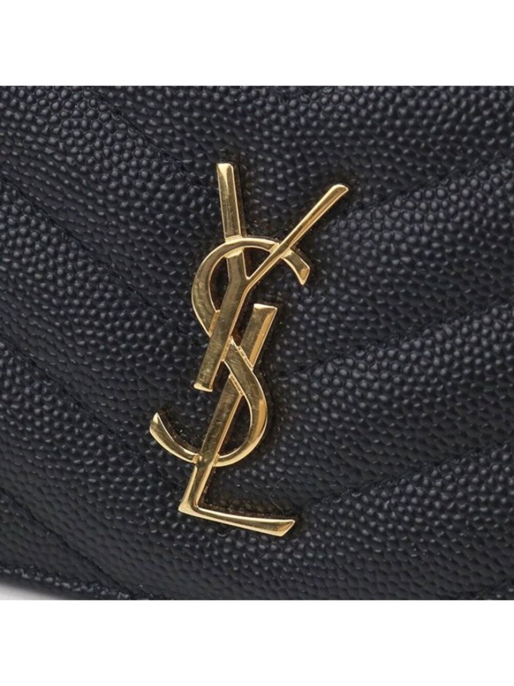 Saint Laurent Fragment Case Card Cassandra Coin Purse Calfskin - Picture 4 of 6